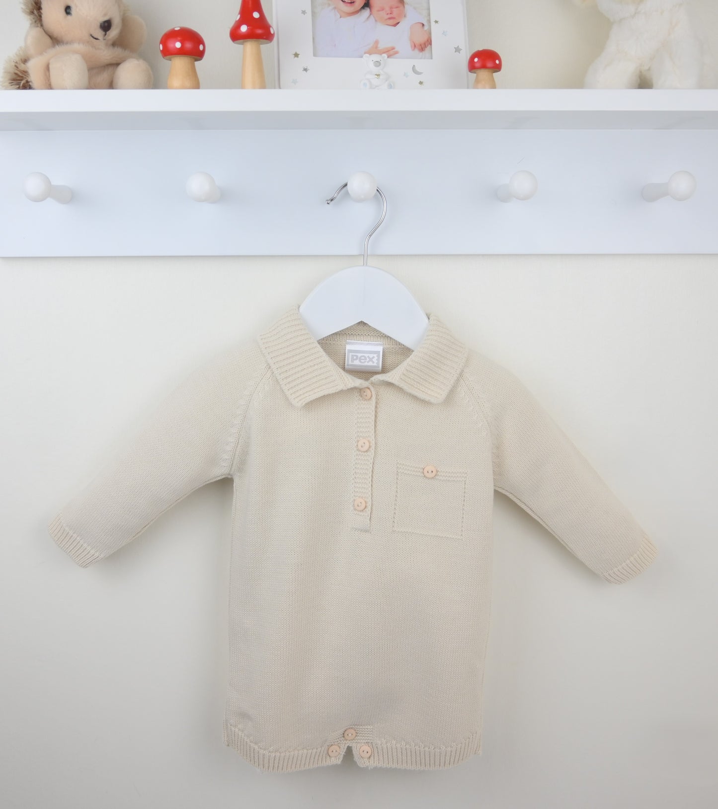 Preorder Pex Beige Louis Romper