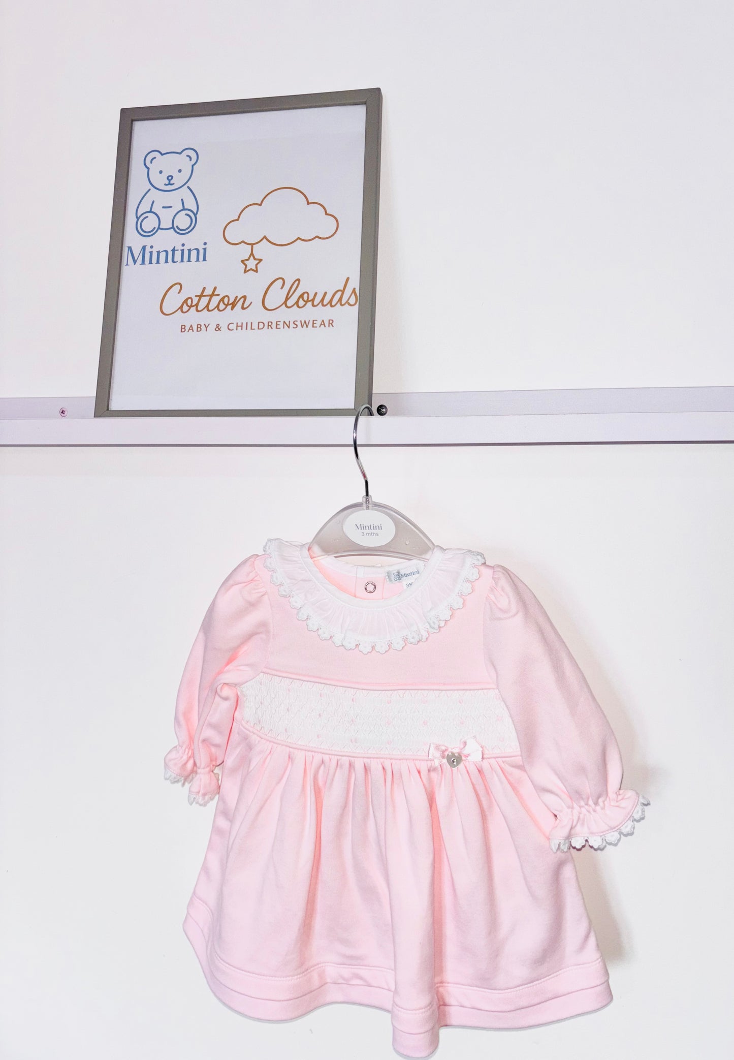 Mintini Smock Pink Dress
