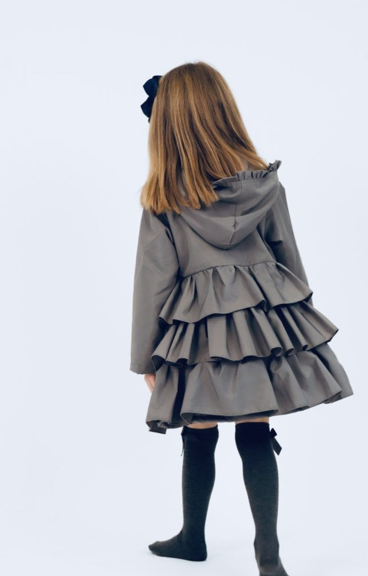 Grey Harris Kids Coat
