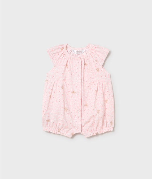 Mayoral Pink Kitten Romper