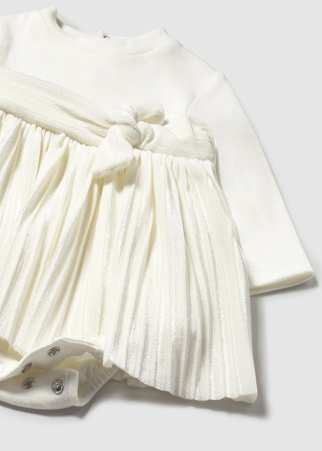 Mayoral White Romper Dress