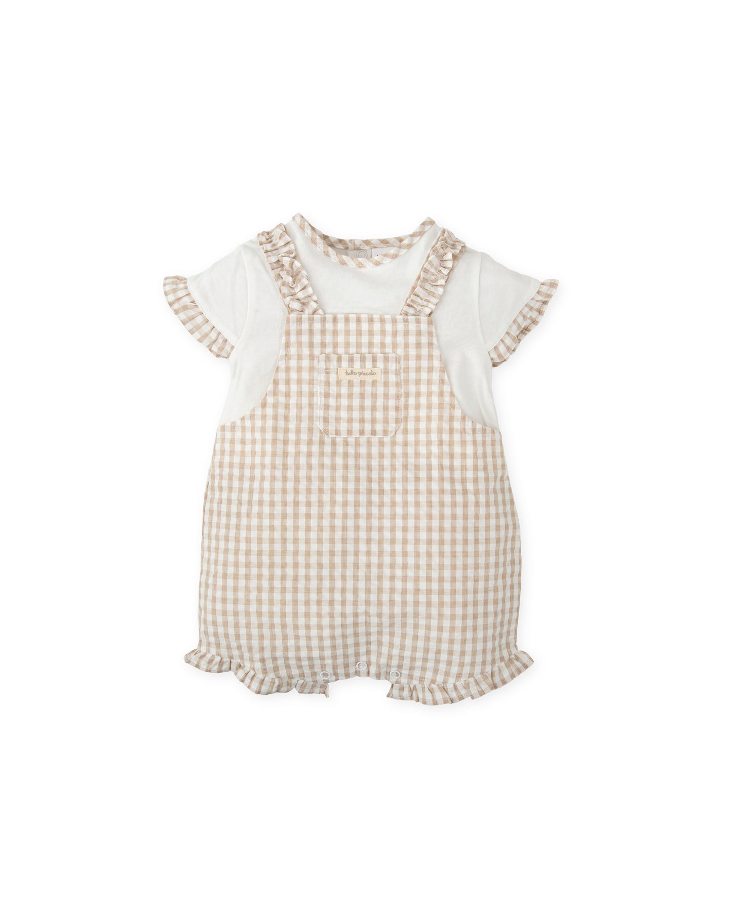 Tutto Piccolo Sand Frill Romper