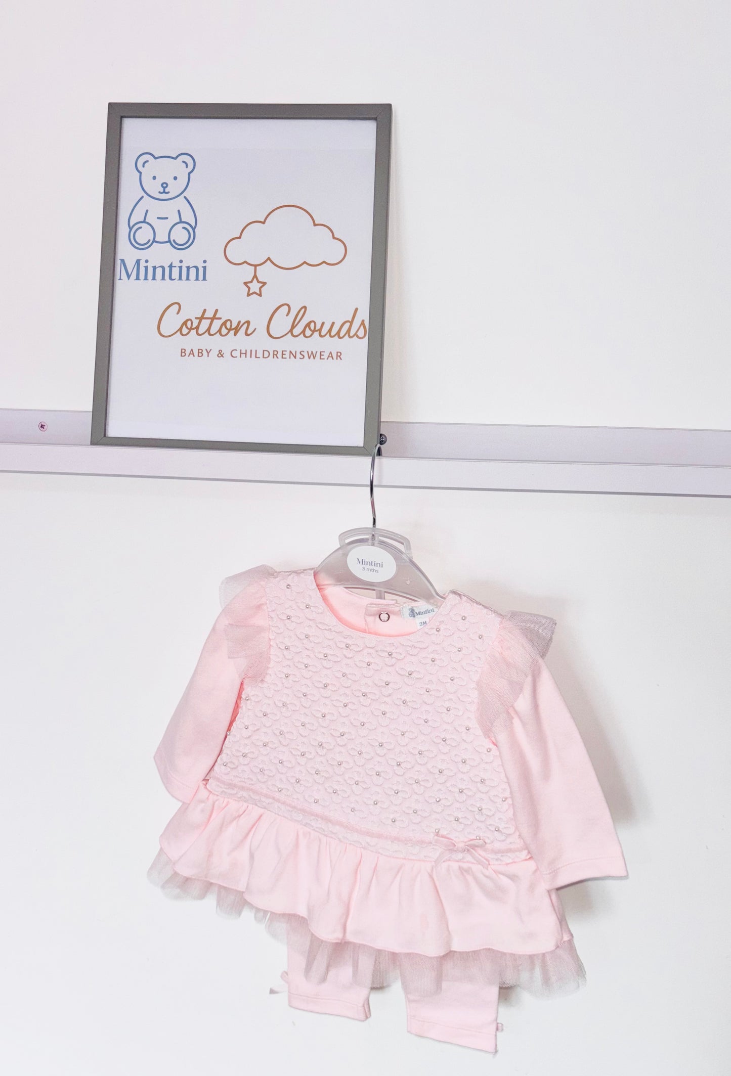 Mintini Pink Pearl Legging Set