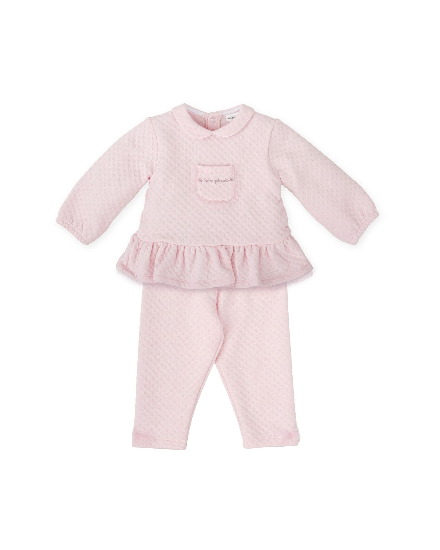 Tutto Piccolo Pink Two Piece Outfit