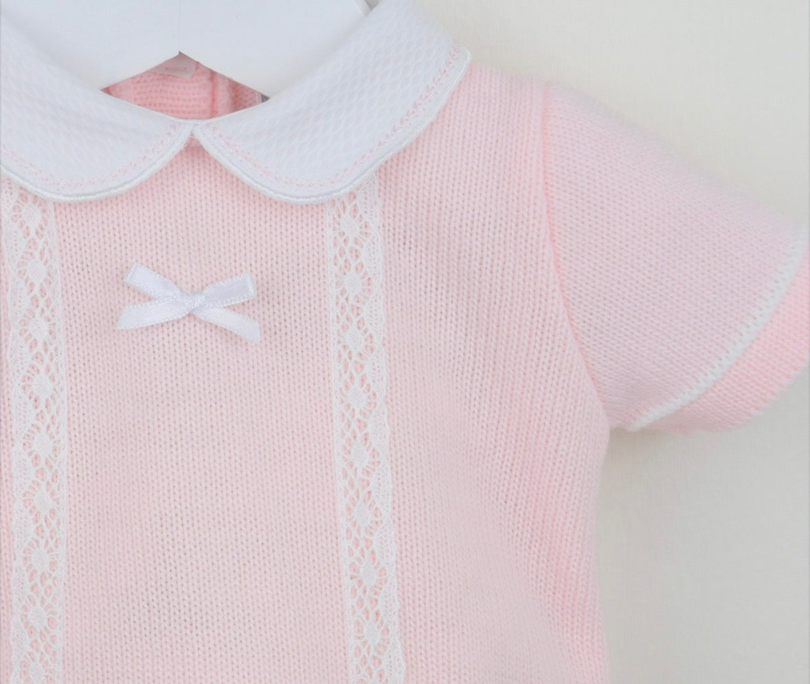 Pex Pink Knit Romper