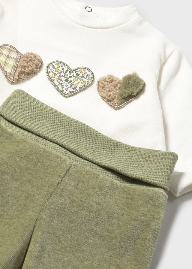 Mayoral Sage Green Trouser Set