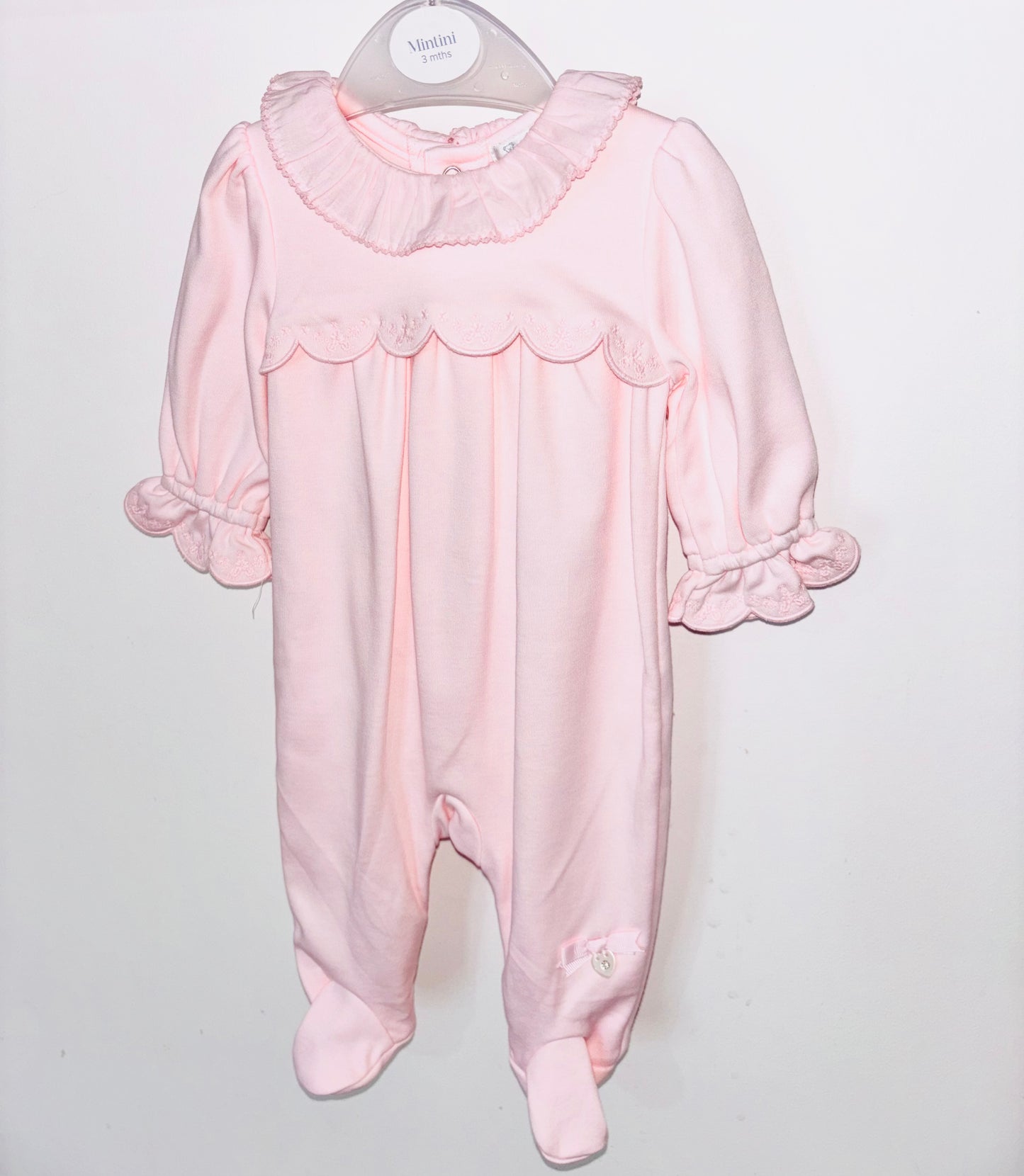 Mintini Pink Frill Onesie