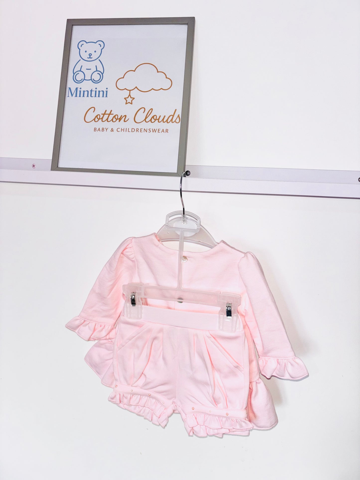 Mintini Pink Bow Jam Set AW25