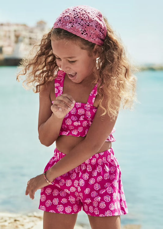 Mayoral Pink Shell Outfit