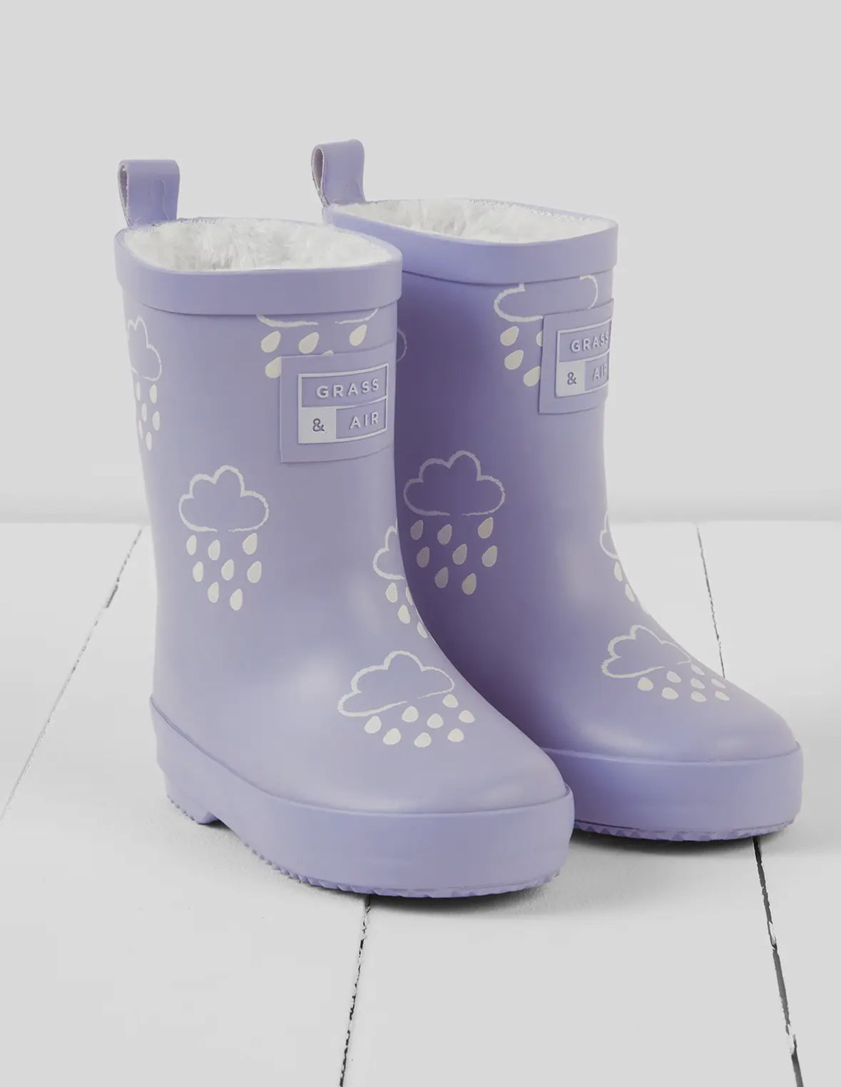 Grass & Air Lilac Wellies