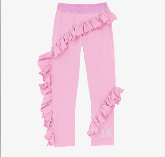 Lelli Kelly Pink Ruffle Leggings