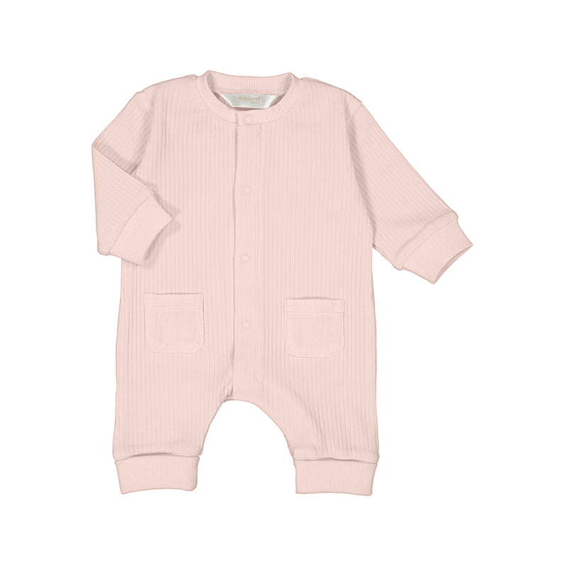 Mayoral Ribbed Pink All in One