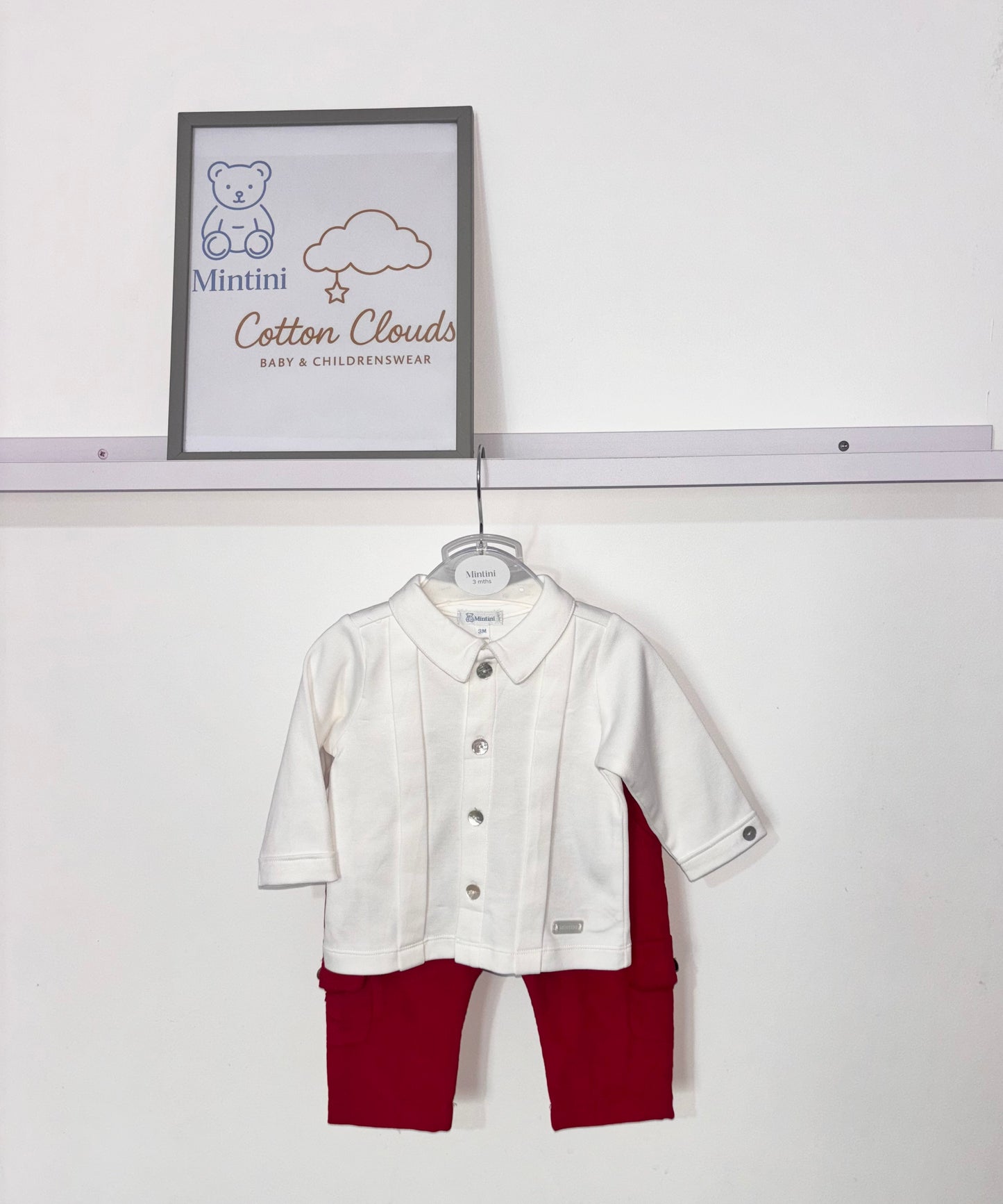 Mintini Red Trouser Set AW25