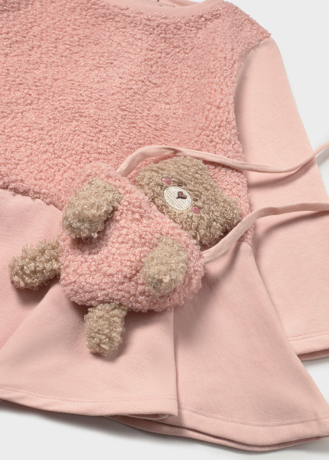 Mayoral Bear Dress & Bag