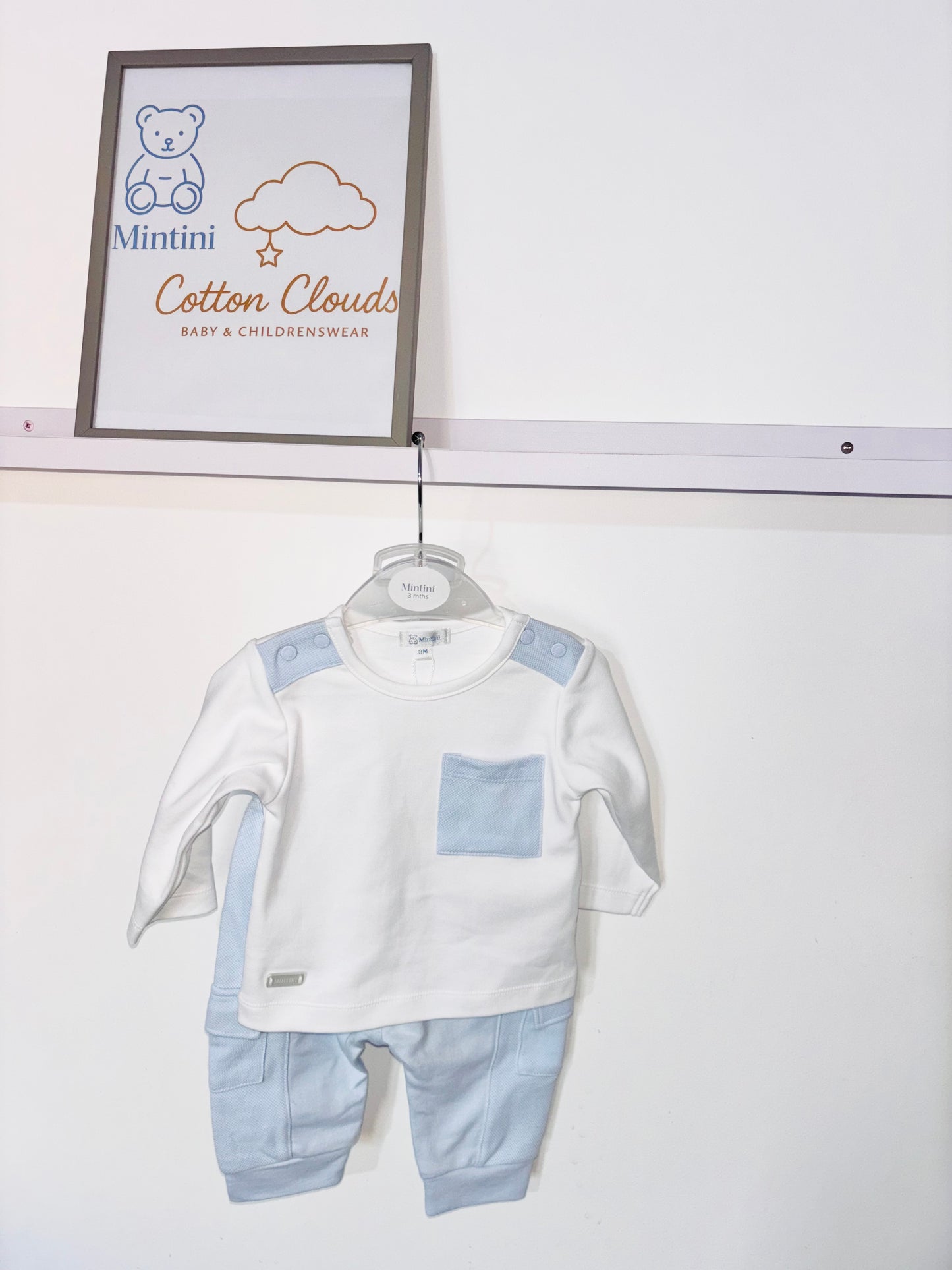 Mintini Blue White AW25 Jogset