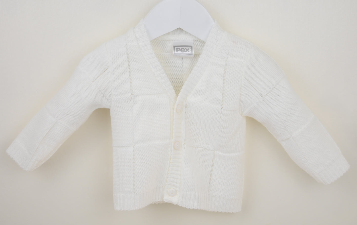 Pex White Lucas Cardigan