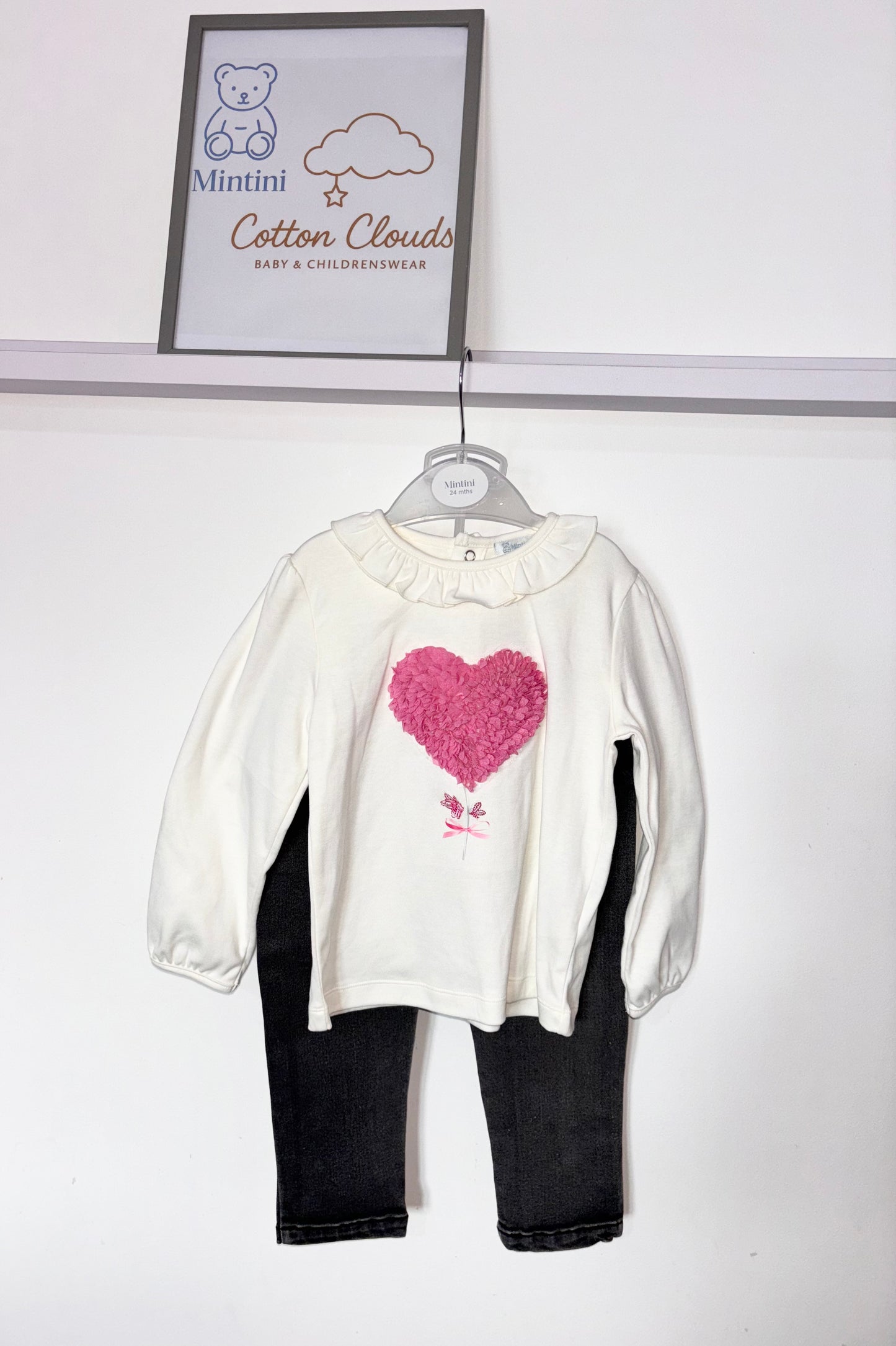 Mintini Denim Heart Set AW25