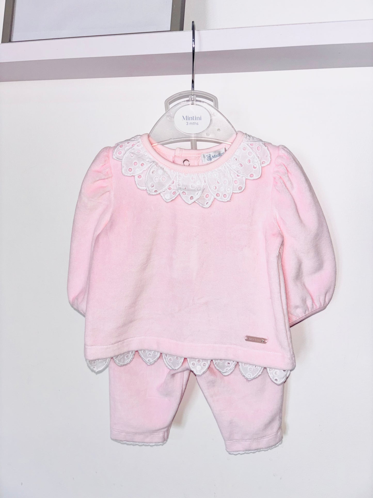 Mintini Velour Frill Trouser Set AW25