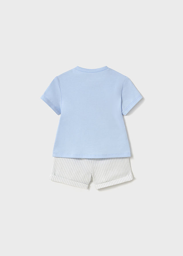 Mayoral Blue Shorts Set Two Pack