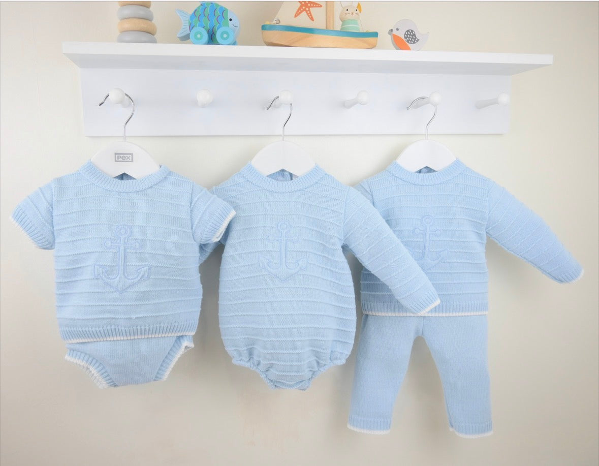 Pex Anchor Blue Pants Outfit