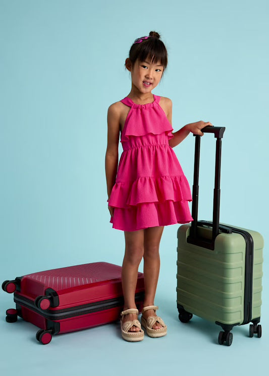 Mayoral Pink Ruffle Dress