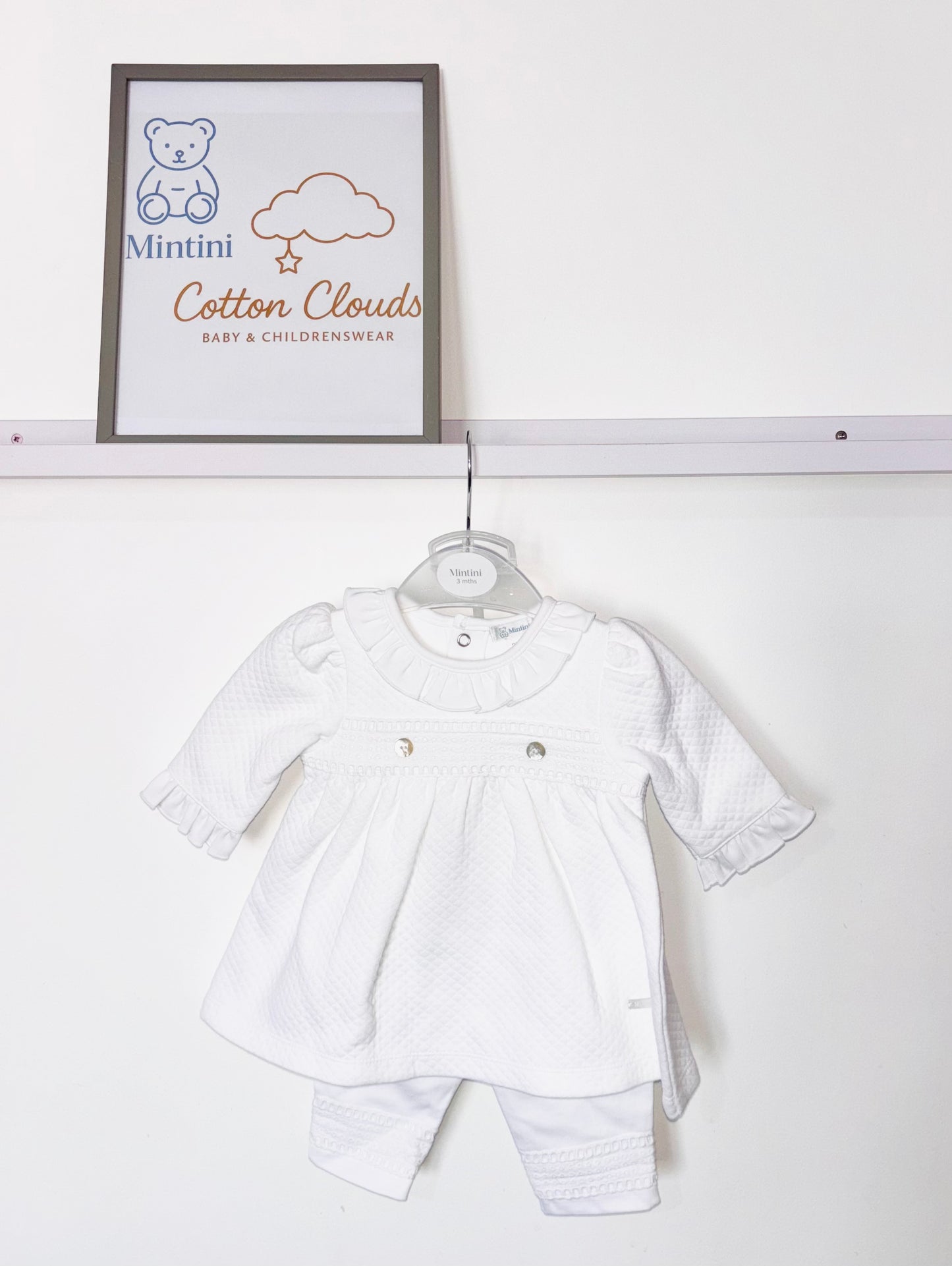 Mintini White Trouser Set AW25