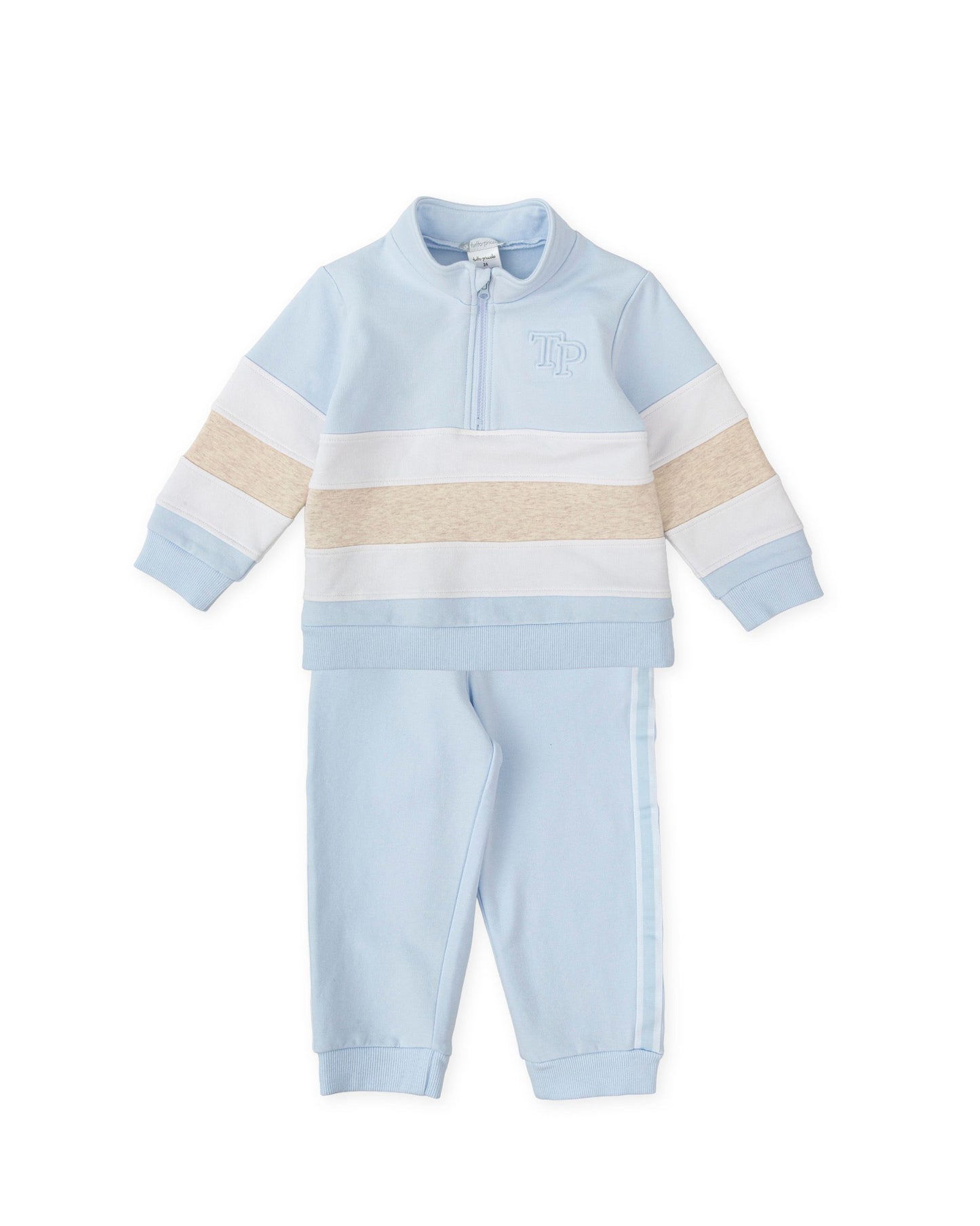 Tutto Piccolo Stripe Blue Outfit