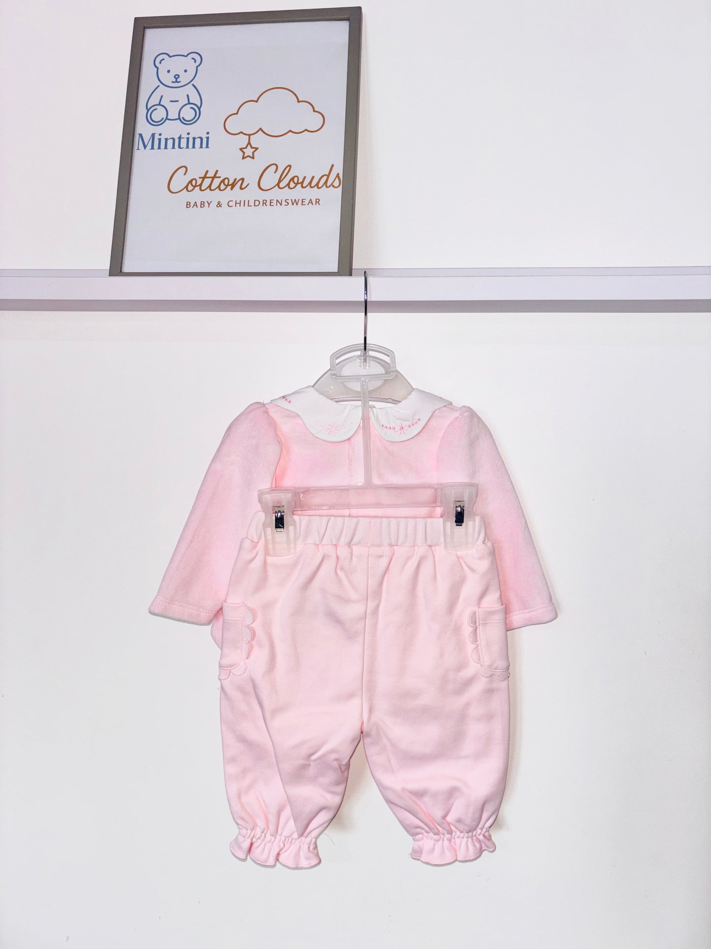 Mintini Pink Frill Trouser Set