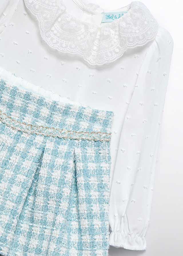 Abel & Lula Lurex Plaid Bermuda