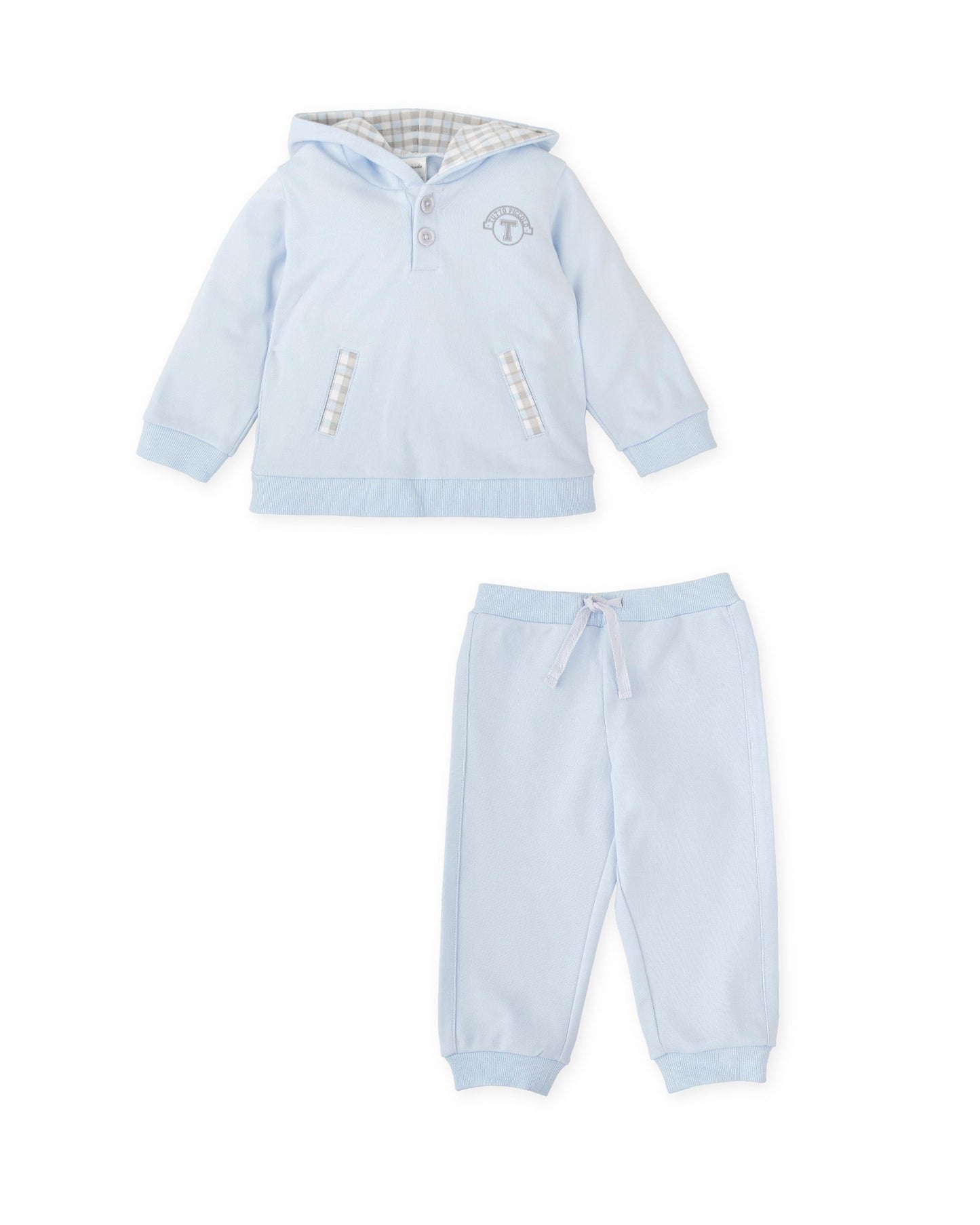 Tutto Piccolo Blue Two Piece Outfit