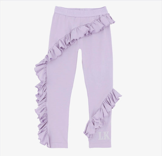 Lelli Kelly Lilac Ruffle Leggings