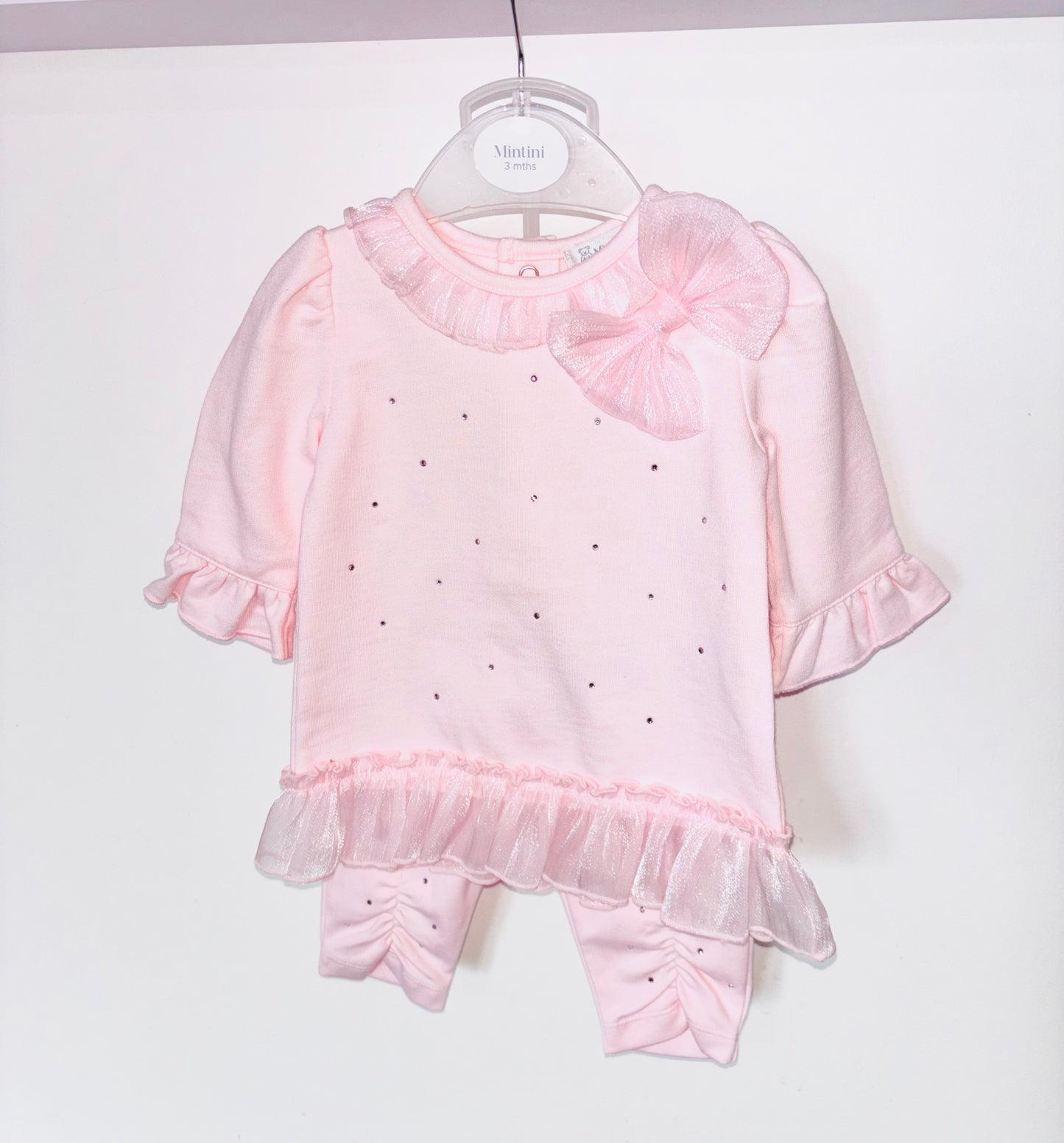 Mintini Pink Bow Legging set AW25