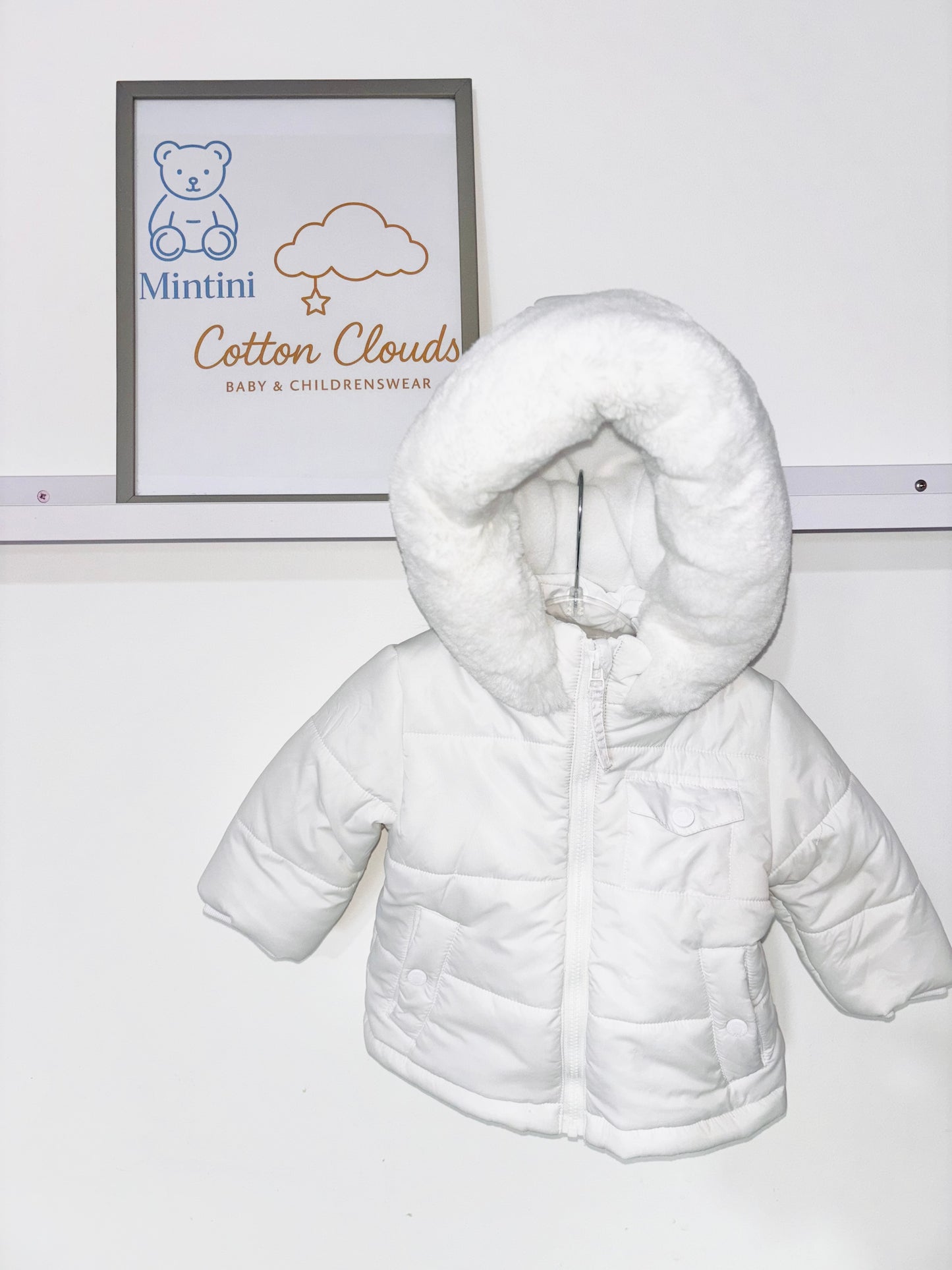 Mintini White AW25 Coat
