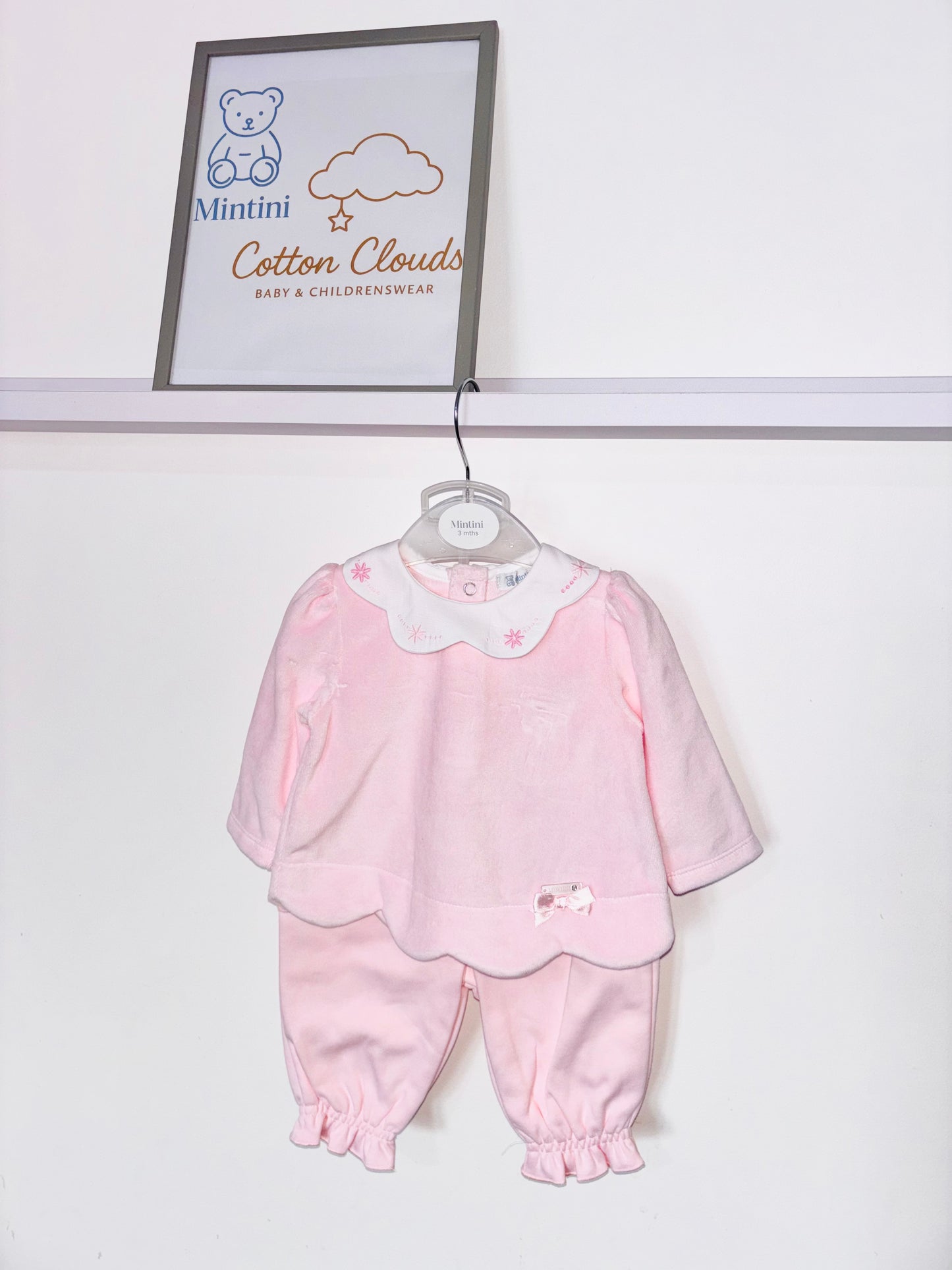 Mintini Pink Frill Trouser Set