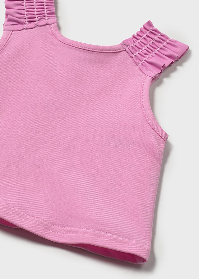 Mayoral Pink Bathing Suit Hat Set