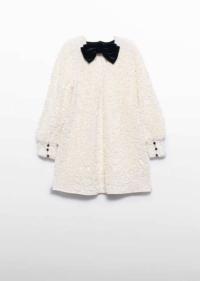 Abel & Lula White Sequin Dress