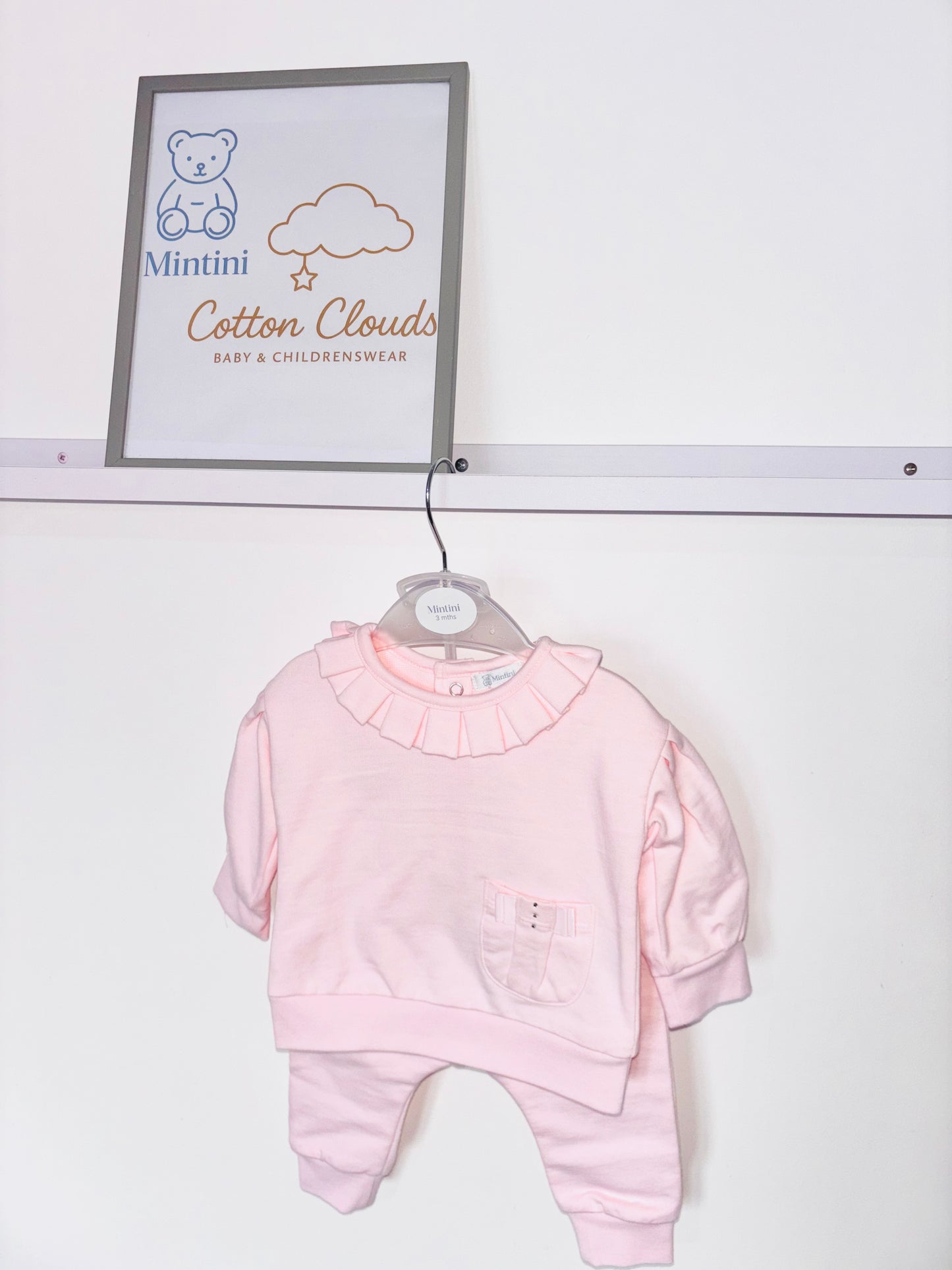 Mintini Frill Pink Jogsuit AW25