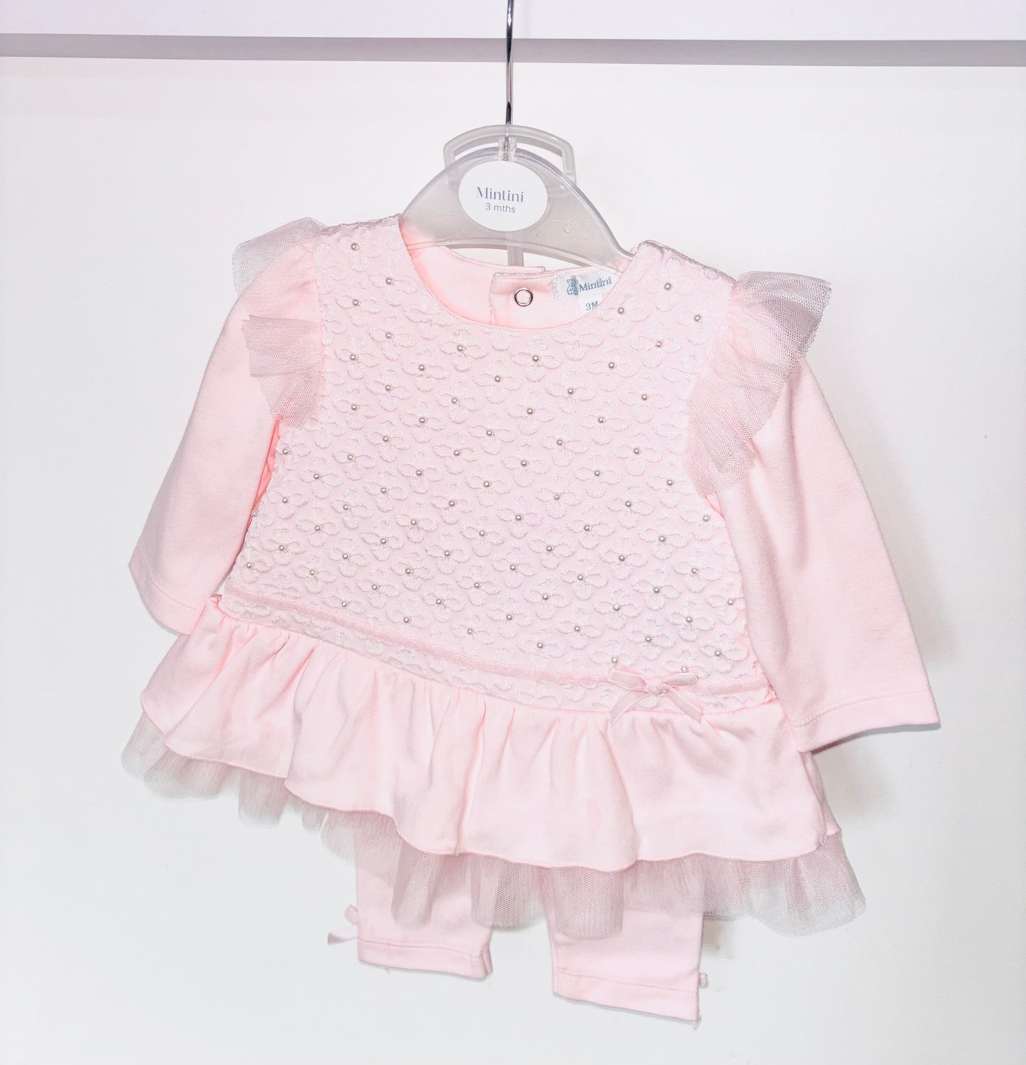 Mintini Pink Pearl Legging Set