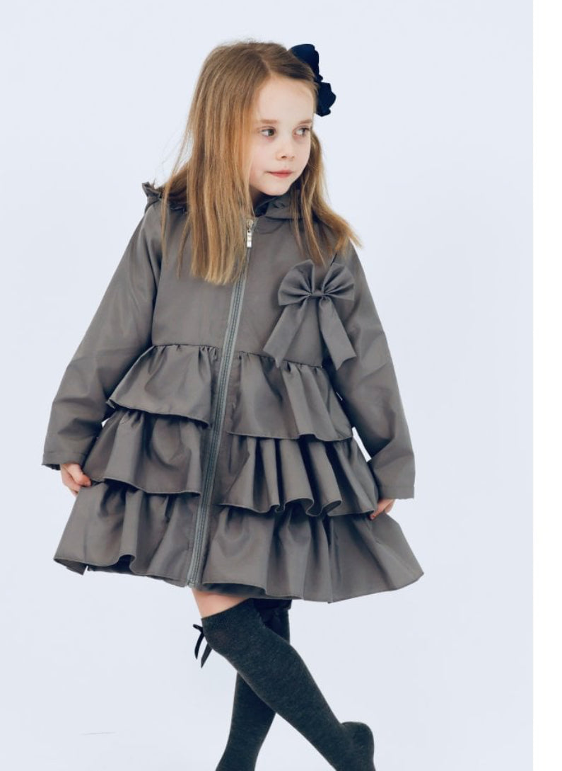 Grey Harris Kids Coat