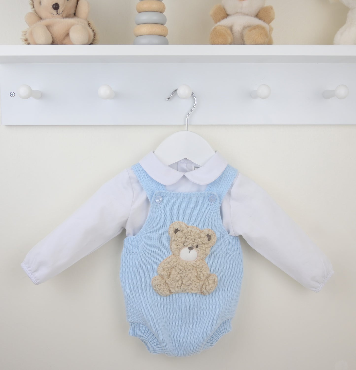 Pex Blue Bear Dungaree Set