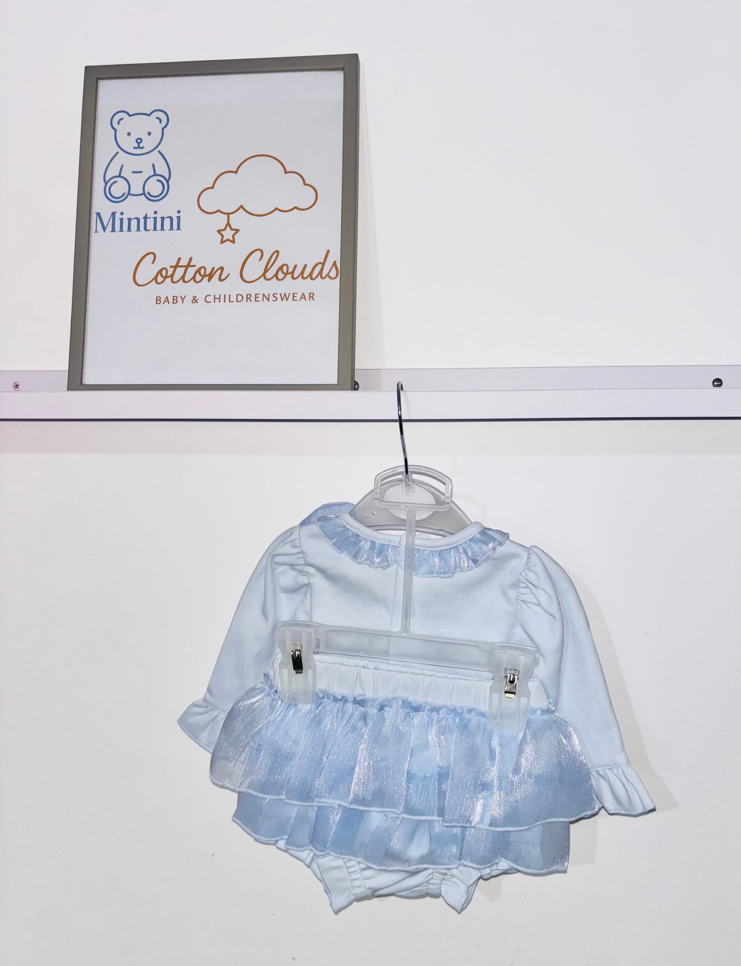 Mintini Blue Bow Jam Pant Set AW25