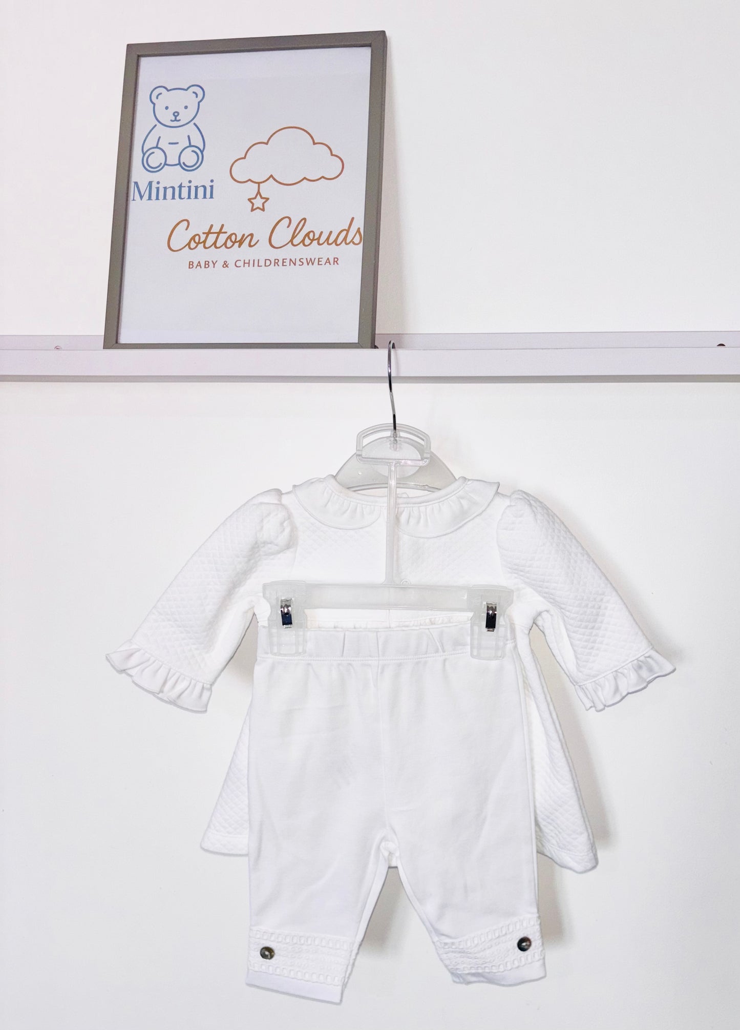 Mintini White Trouser Set AW25