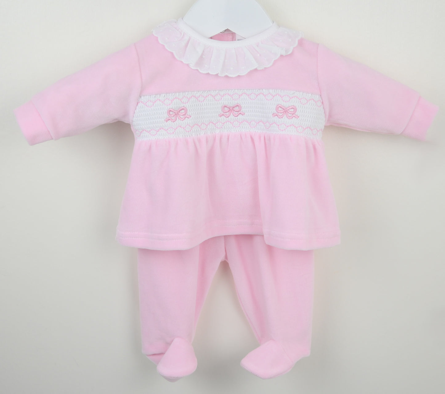 Pex Pink Bow Trouser Set