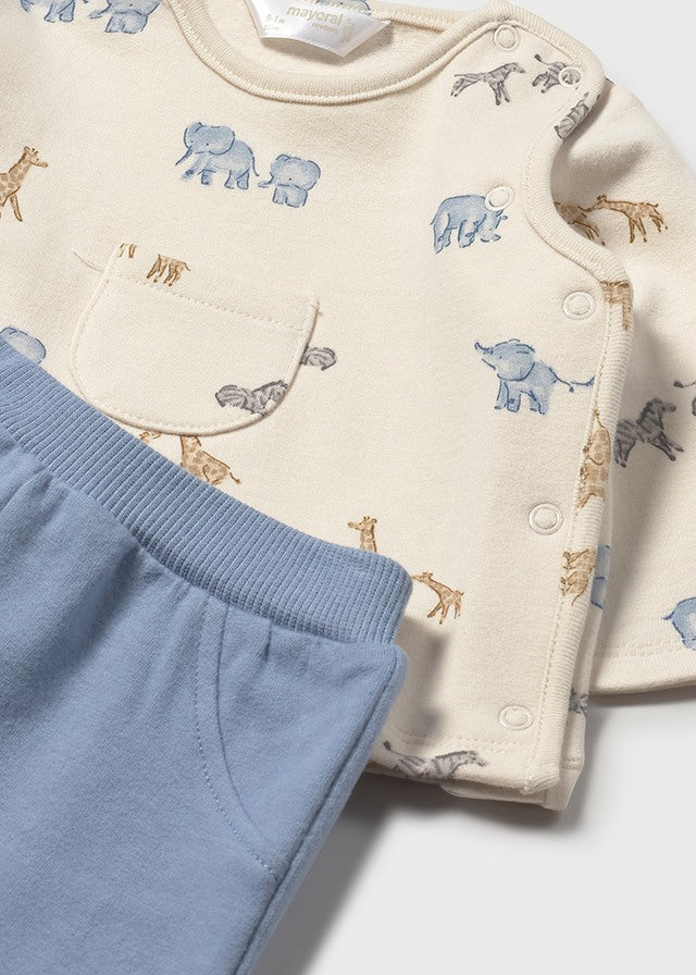 Mayoral Blue Safari Trouser Set