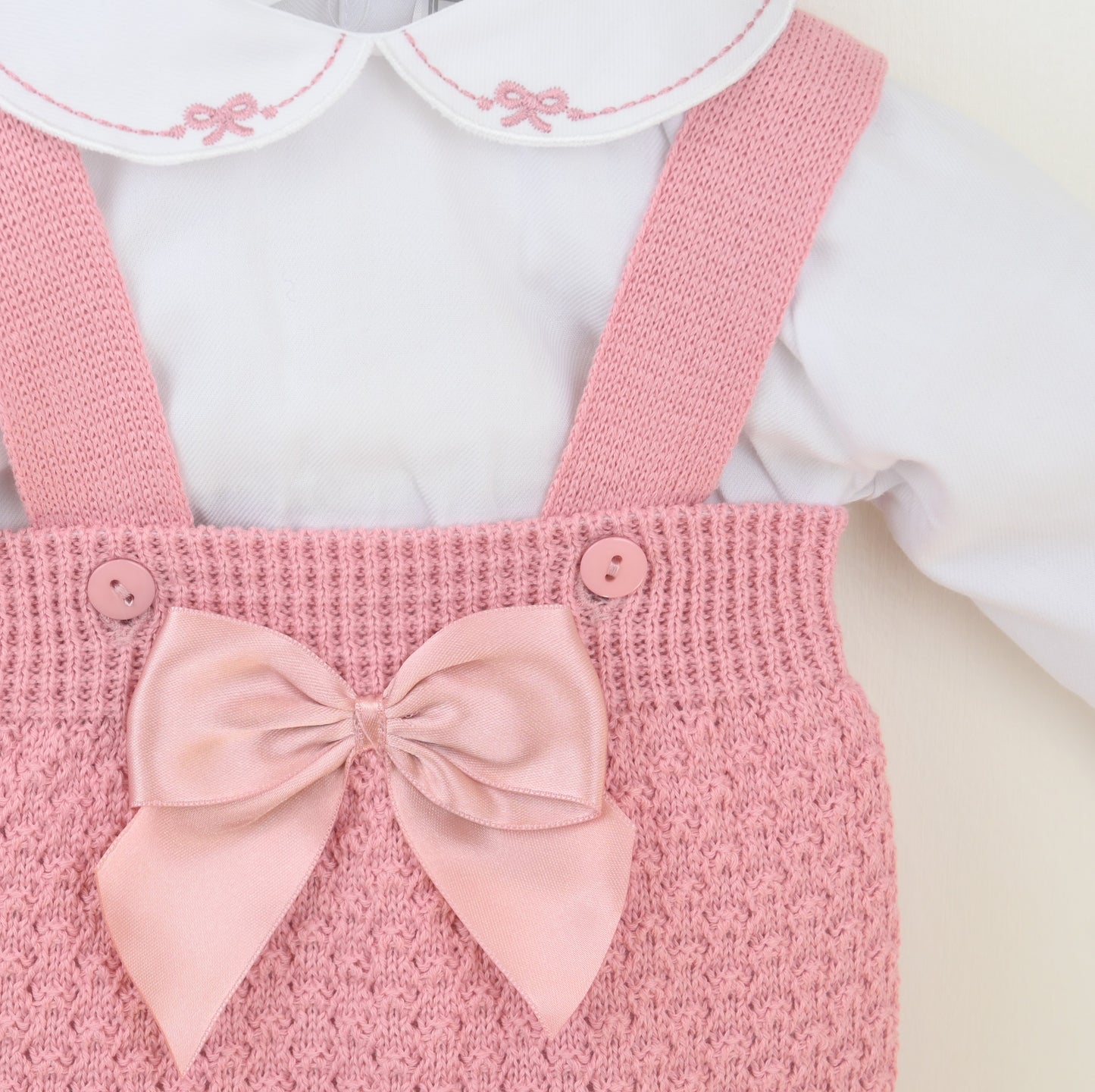 Pex Dusky Pink Lucinda Dungaree Set