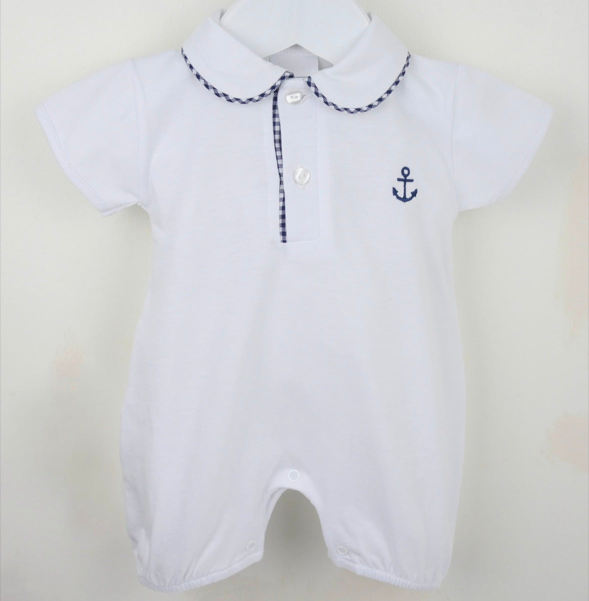 Pex Navy Cove Romper