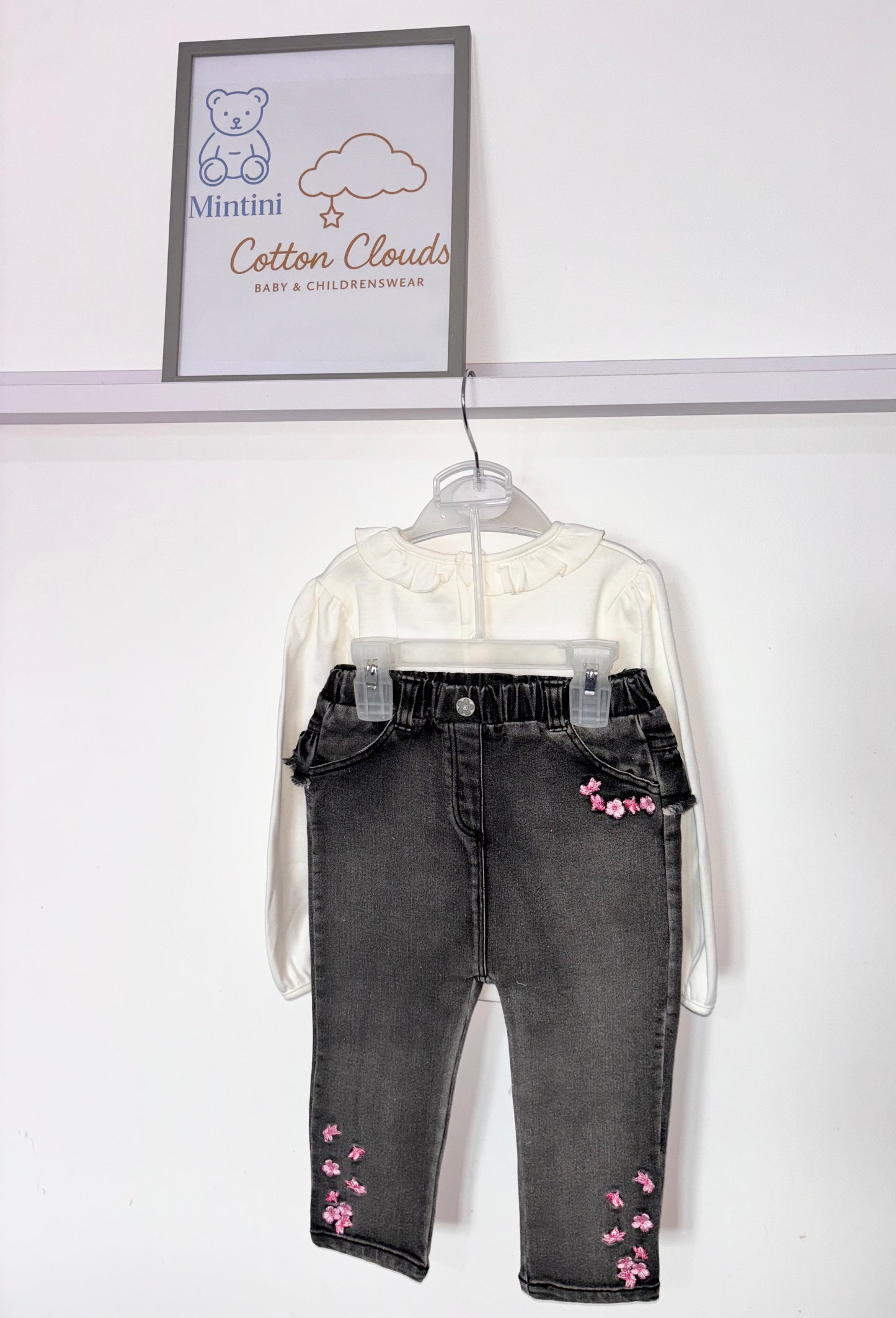 Mintini Denim Heart Set AW25