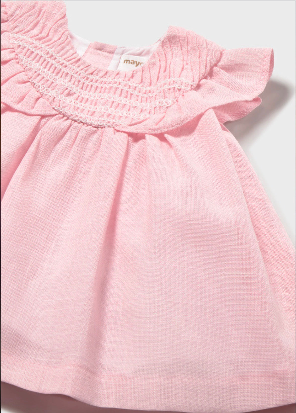 Mayoral Pink Smock Dress