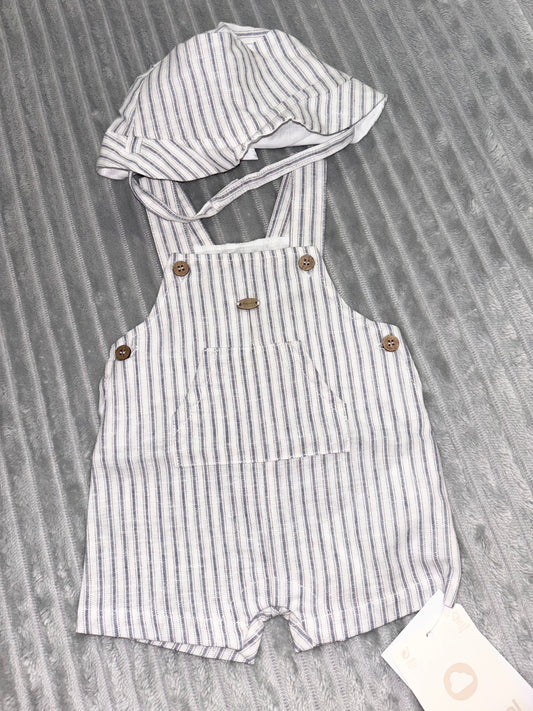 Mayoral stripe romper set