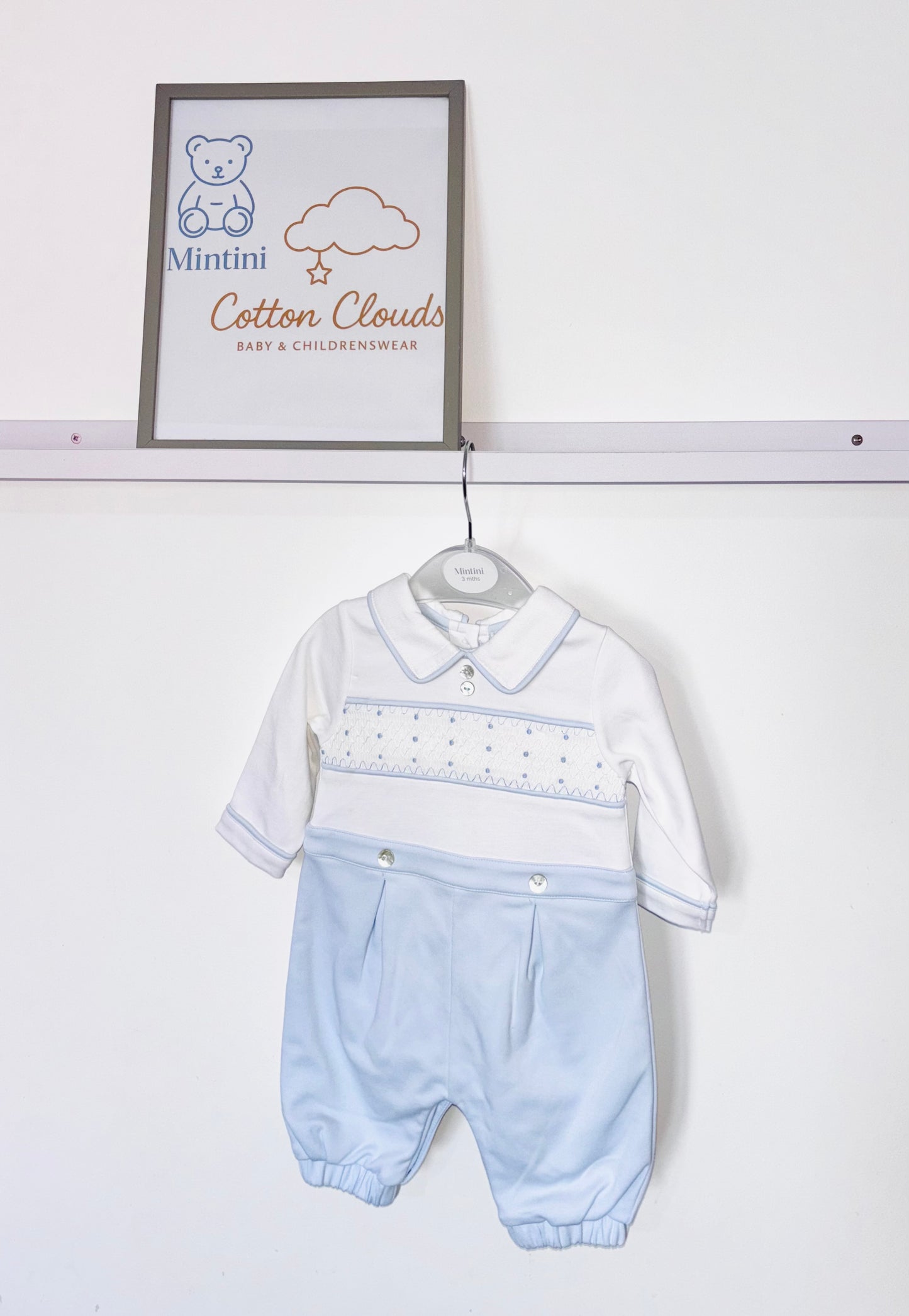 Mintini Blue Smock All in One AW25